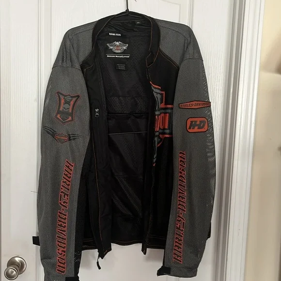 Harley Davidson Mesh Contention Riding Men’s Jacket 2XL - Picture 4 of 6